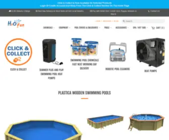 H2Ofun.co.uk(Swimming Pools & Hot tubs) Screenshot