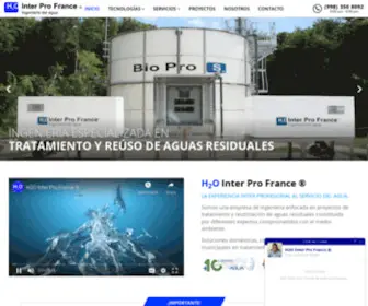 H2Ointerpro.com.mx(Tratamiento de Aguas Residuales) Screenshot