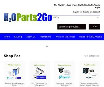 H2Oparts2GO.com(Water Filtration) Screenshot