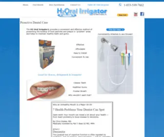 H2Oralirrigator.com(Proactive Dental Care) Screenshot