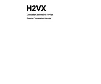 H2VX.com(H2VX) Screenshot