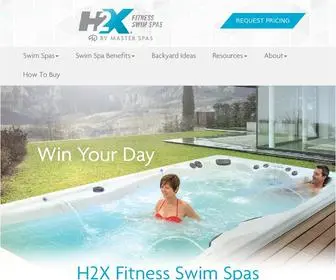H2Xswimspa.com(H2X Swim Spas by Master Spas) Screenshot