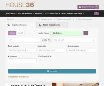 H36.hu(HOUSE36 ingatlanh) Screenshot