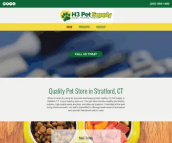 H3PetsupplyStore.com(Pet Store) Screenshot