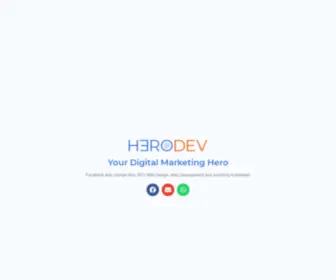 H3Rodev.com(Your Digital Marketing Hero) Screenshot
