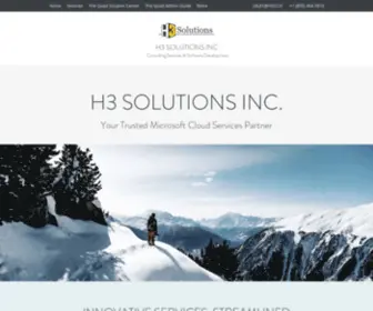 H3S-INC.com(H3 Solutions Inc) Screenshot