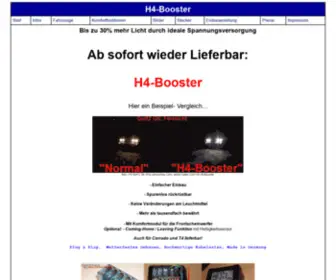 H4-Booster.de(Booster Lichtverbesserung bei Golf 2) Screenshot