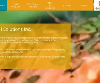 H4Hsolutions.com(Home/Team) Screenshot