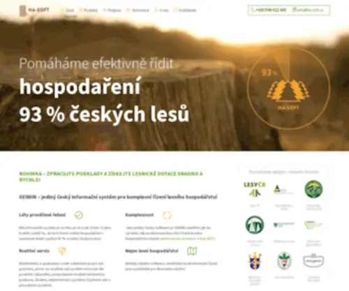 HA-Soft.cz(Komplexní software pro řízení lesního hospodářství) Screenshot