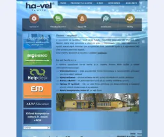 HA-Velfamily.cz(Ha-vel family s.r.o. - videokonference, vývoj software, návrh a správa IT systémů, kurzy a školení) Screenshot