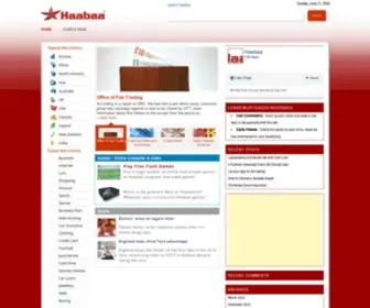 Haabaa.com(Website Directory Internet Finance Web Directory) Screenshot