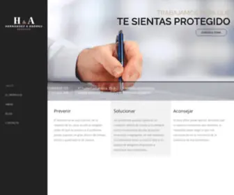 Haabogados.com(HA Abogados) Screenshot