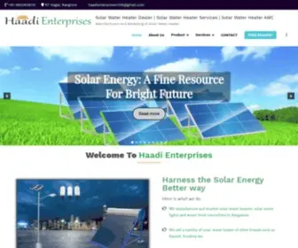 Haadienterprises.com(Haadi Enterprises) Screenshot