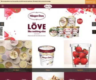 Haagendazs.com.my(Discover the world of Häagen) Screenshot