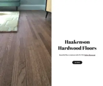 Haakensonhardwoodfloors.com(Peter Haakenson) Screenshot