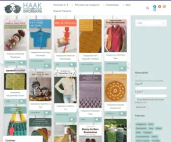 Haakinformatie.nl(Informatie over haken) Screenshot
