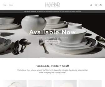 Haand.us(Our porcelain pottery) Screenshot