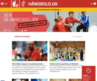 Haandbold.dk(Håndbold.dk) Screenshot