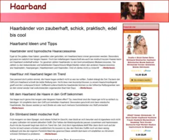 Haarband.org(Haarbänder) Screenshot