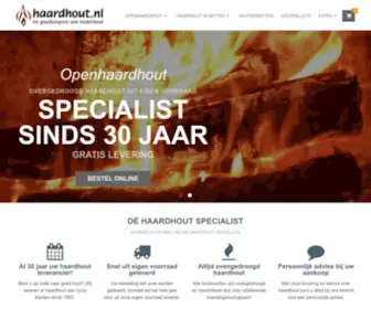 Haardhout.nl(Haardhout bestellen) Screenshot