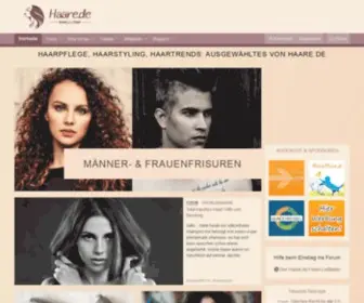 Haarforum.de(Haarforum und Haarmagzin mit kostenlosen Infos zu) Screenshot