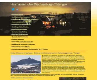 Haarhausen.com(Haarhausen in Thüringen) Screenshot