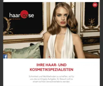 Haaroase.ch(Haaroase Ihr Coiffeurgeschäft in Chur) Screenshot