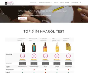 Haaroel-Test.de(Haaröl) Screenshot