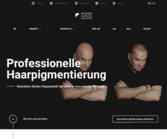Haarpigmentierung.de(Lass Dir bei Haarausfall helfen) Screenshot