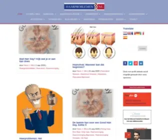 Haarproblemen.nl(Onafhankelijke en eerlijke informatie over meer dan 40 haarproblemen) Screenshot