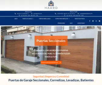 Haarq.com(Puertas Seccionales) Screenshot