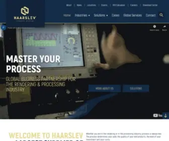 Haarslev.com(Haarslev processing technology) Screenshot