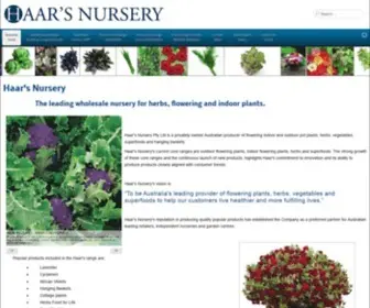 Haarsnursery.com.au(Australia's leading wholesale nursery) Screenshot