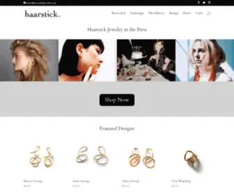 Haarstickjewelry.com(Haarstick Jewelry) Screenshot