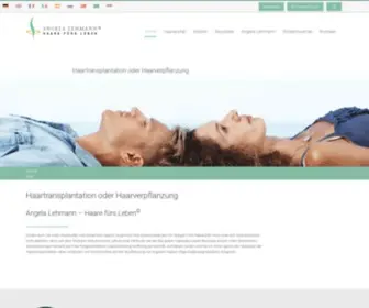 Haartransplantationen.ch(Haartransplantation Haarverpflanzung) Screenshot