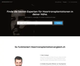 Haartransplantationvergleich.ch(Haartransplantation Schweiz Vergleich) Screenshot