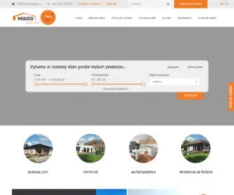 Haas-Fertigbau.cz(Dřevostavby Haas Fertigbau) Screenshot