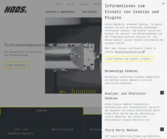 Haas-SChleifmaschinen.de(Haas Schleifmaschinen GmbH) Screenshot