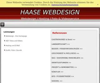 Haase-Webdesign.de(Haase Webdesign) Screenshot