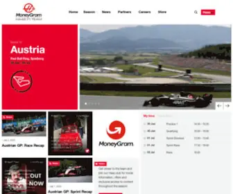 Haasf1Team.com(Haas F1 Team) Screenshot