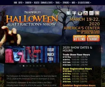 Haashow.com(TransWorld's Halloween & Attractions Show) Screenshot