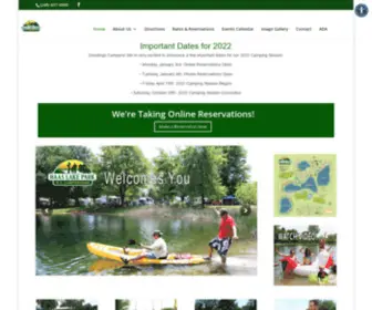 Haaslakepark.com(Haas Lake Park RV Campground) Screenshot