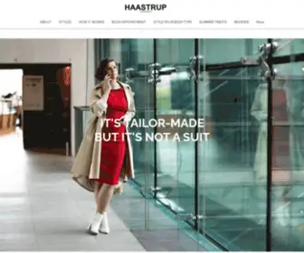 Haastrupcopenhagen.com(Custom made Womenswear) Screenshot