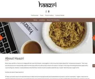 Haazri.com(haazri) Screenshot