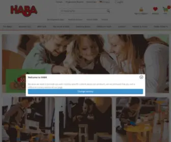 Haba-Play.com(Inventive Playthings for Inquisitive Minds) Screenshot