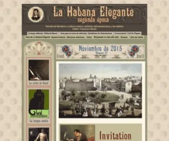 Habanaelegante.com(La Habana Elegante) Screenshot