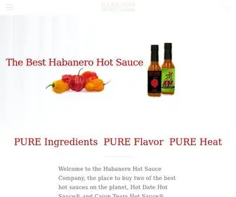 Habanerohotsaucecompany.com(Habanero Hot Sauce Company) Screenshot