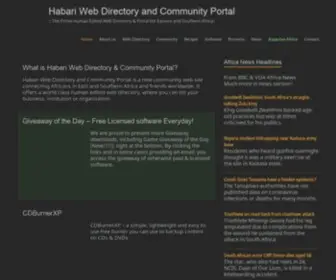 Habariportal.com(Habari Web Portal) Screenshot