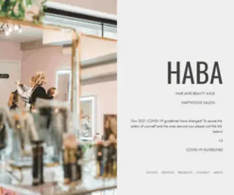 Habasalon.com(HABA Salon) Screenshot