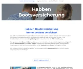 Habben-Bootsversicherung.de(Habben Bootsversicherung) Screenshot